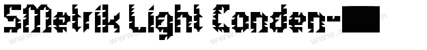5Metrik Light Conden字体转换